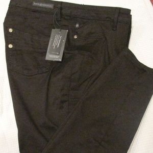 Rock & Republic Womens Jeans 16W 24W Short Plus Black Jeggings